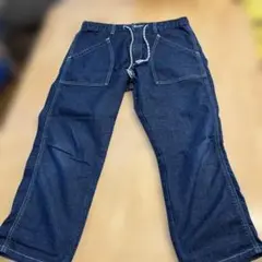 Lee ダークブルーワイドレッグデニム・日本製