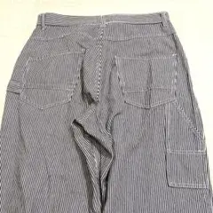 ビーノ BENO ヒッコリー柄 ペインターパンツ 薄手