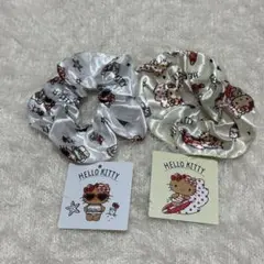 【新品タグ付き】ハローキティ 日焼けキティ シュシュ　2種類