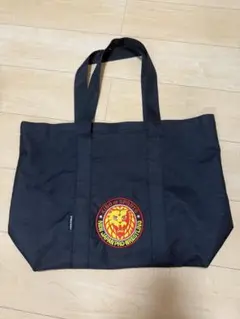 【値下げ】新日本プロレス　トートバッグ　ブラック
