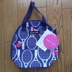 Hanna Hula ハンナフラ　テニスラケット柄 保冷バッグ