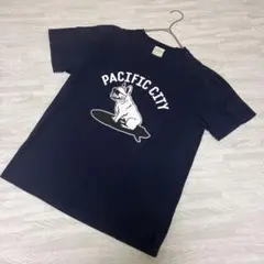 PACIFIC CITY Tシャツ ネイビー FLAISTISCA