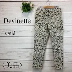 〈美品〉〈人気◎〉〈伸縮性◎〉レオパード柄イージーパンツ バッグゴム◎