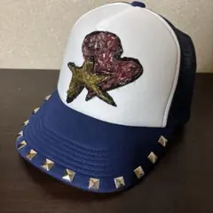 リメイクキャップ Y2K SK8 スタッズ グルーガン スケーター