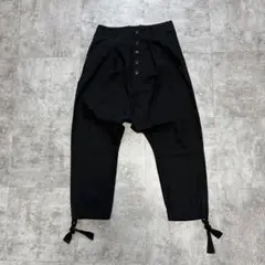 regulation yohji yamamoto リネンサルエルパンツ