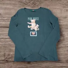 【PINK HOUSE/ピンクハウス】長袖Tシャツ/カットソー/グリーン/M