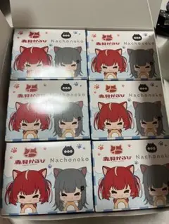 赤見かるび　なちょ猫　もぐもぐマスコットフィギュア