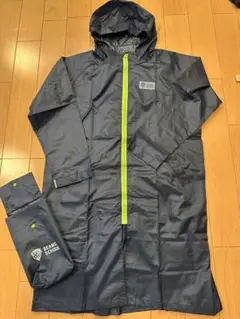 【未着用】BEAMS SCHOOL フード付きレインコート 紺 140