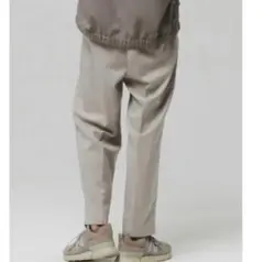 WYM LIDNMメンズPE/RAYON  RELAX PANTSオフホワイトL