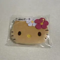 Sanrio サンリオ　当りくじ　日焼けキティ　顔形ポーチ