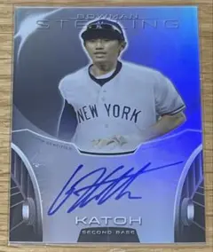 bowman 2013 ヤンキース 元日本ハム 加藤 直筆サインカード