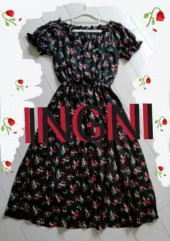 ♡INGNI(イング)♡ 花柄オフショルワンピース