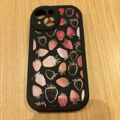 いちご柄iPhone13miniケース