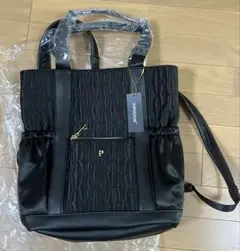 PIPOCCHI 2WAYトートバッグ ブラック　未使用