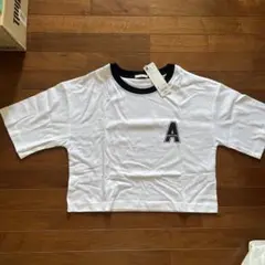 GU クロップドTシャツ Sサイズ オフホワイト