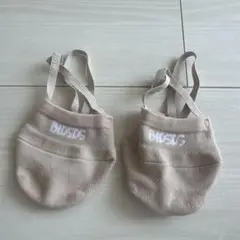 新体操用ストラップ付きソックス ベージュ