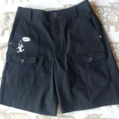 M・U SPORTS エムユースポーツ キャラクターハーフパンツ 黒 サイズ40