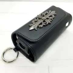 ●アイコス イルマ i ケース iqos iluma 用 カラビナ 紋章 黒 K
