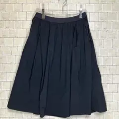ユニクロ　ブラック フレアスカート Mサイズ　シンプル　人気ブランド　人気カラー