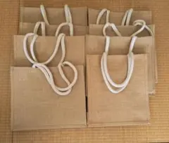 無印良品 ジュートマイバッグ　8枚セット