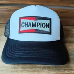 ①CHAMPION meshcap メッシュキャップ　アメカジ　バイカー　ロック