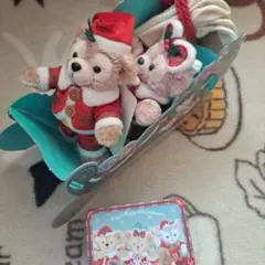 ディズニーシー ダッフィー シェリーメイ クリスマス サンタ ぬいば