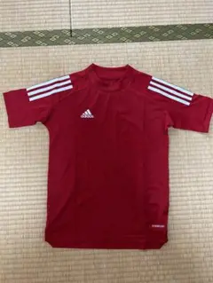 adidas シャツ 140 2枚　赤　青