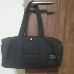 男女兼用　PORTERブラックキャンバストートバッグ