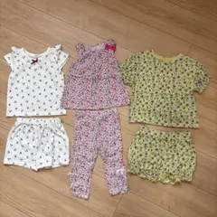 【美品】女の子　夏服　95cm　まとめ売り　セットアップ　３着セット