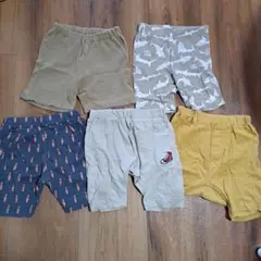 ハーフパンツ 5点セット　80