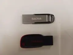 USBメモリ SanDisk　中古　2-4-8-16-32G　各1個　全5個