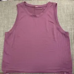 Lululemon ボルドー ノースリーブ トップ サイズ6