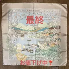 エルメススカーフ90cm レア柄‼️「聖なる大河」