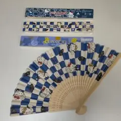 ハローキティ 扇子 3種類4本