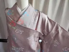 A 裄66 丈165 袖48強 小紋 袷 正絹