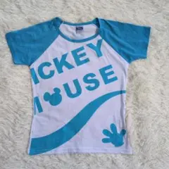 ミッキーマウス　Tシャツ　フリーサイズ　レディース　カットソー