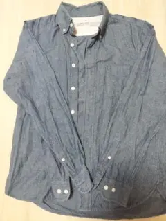 ダークブルー デニムシャツ Sサイズ