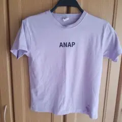 ANAP キッズ Tシャツ ラベンダー色