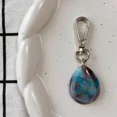 【世界に1つの】夜空のかけらレジンキーホルダー(レジン)