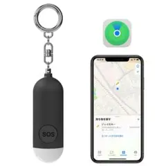 防犯グッズ 子供GPS小型追跡タグ　防犯ベル　iPhoneの探すに対応