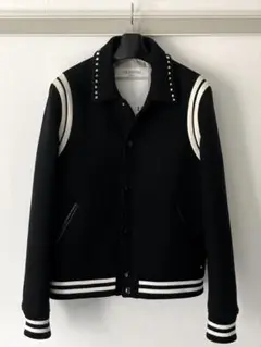 VALENTINO ロックスタッズ テディ レザー スタジャン ブルゾン22AW 正規品 Valentino テディジャケット ロックスタッズ スタジャン