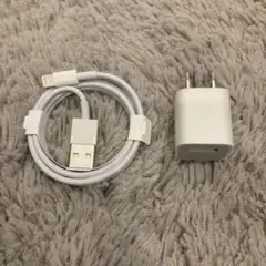 【純正品】Applei Phone充電器 ケーブルセット