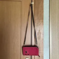 革　手作り　ポーチ