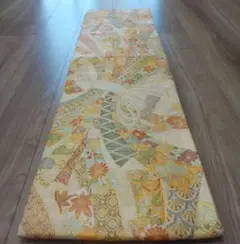 逸品&金色刺繍【袋帯 佐賀錦 和装 正絹 帯 付け下げ 訪問着 着物 西陣織】