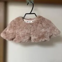 H&M エイチアンドエム 2-4Y 98/104 ファーボレロ