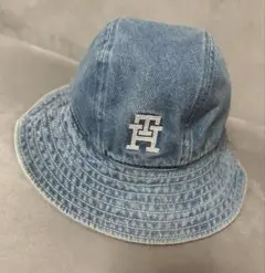 TOMMY HILFIGER デニム バケットハット ほぼ新品 匿名配送