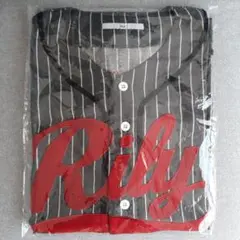 今市隆二さん　Rily ベースボールストライプシャツ RILY ベースボールシャツ : RYUJI IMAICHI (今市隆二