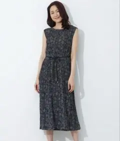 ドットワッシャーワンピース NATURAL BEAUTY BASIC Mサイズ