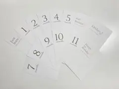 マンスリーカード 月齢フォト