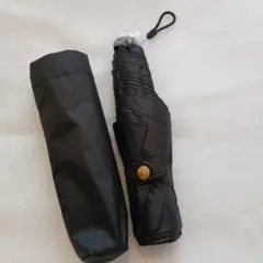 ◎未使用◎ブラック 折りたたみ傘 収納ケース付き